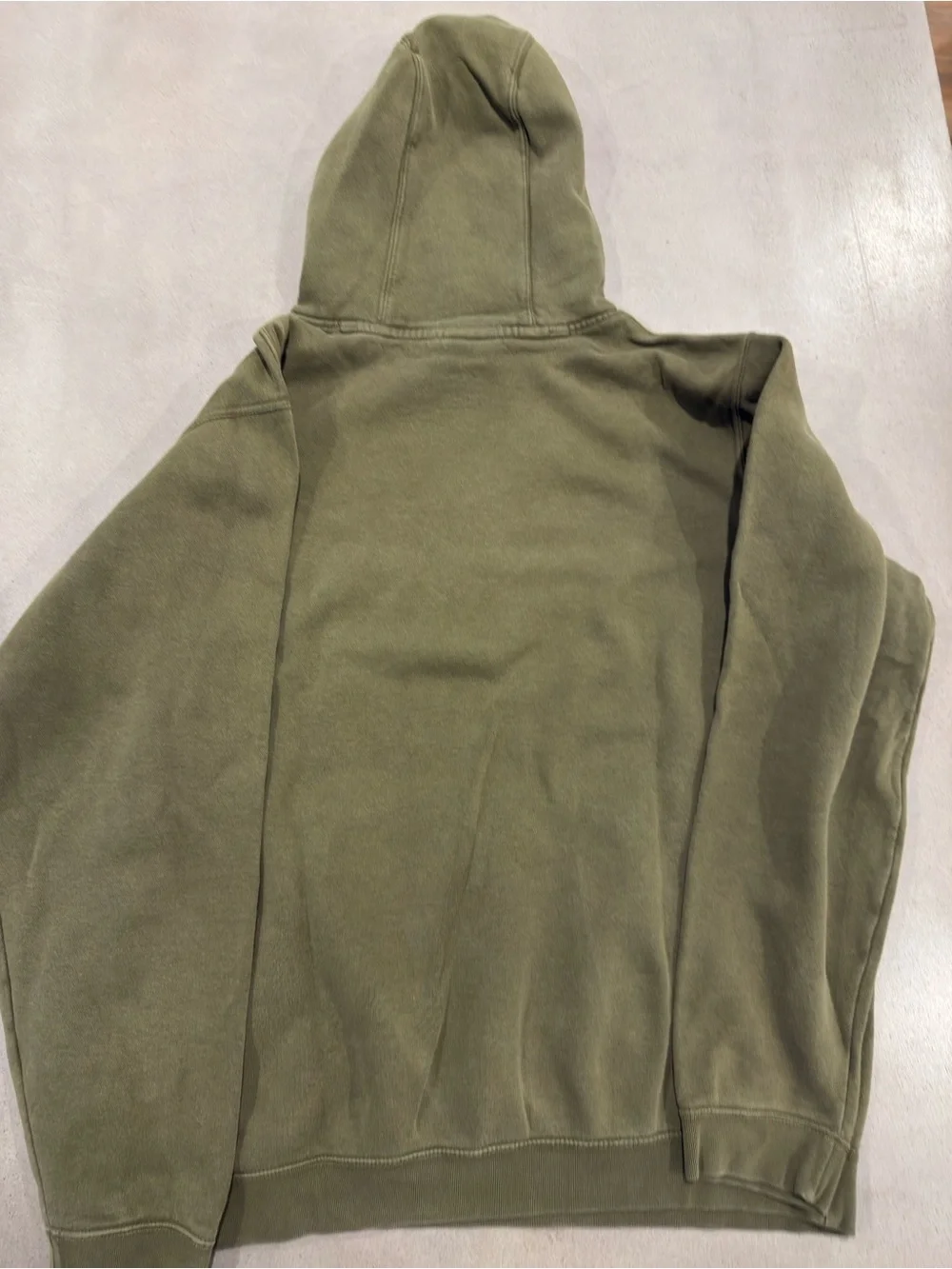 Nike Olive Green Hoodie with White Logo